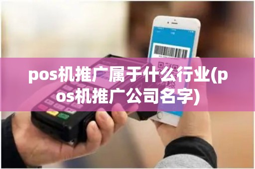 pos机推广属于什么行业(pos机推广公司名字)