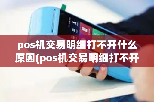 pos机交易明细打不开什么原因(pos机交易明细打不开)
