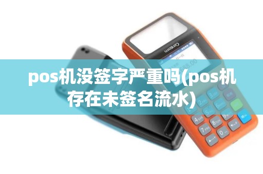 pos机没签字严重吗(pos机存在未签名流水)