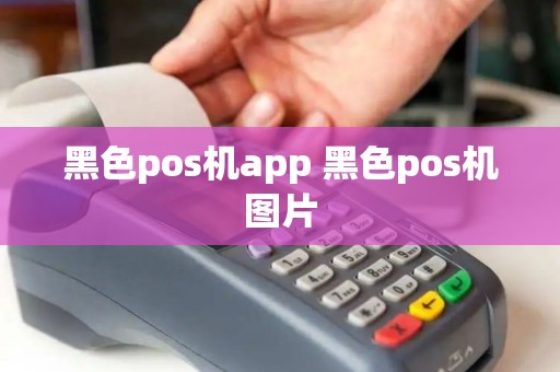 黑色pos机app 黑色pos机图片