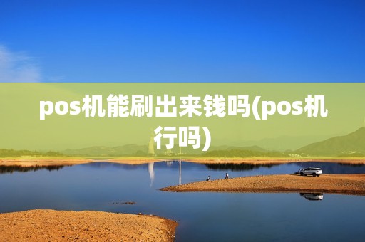 pos机能刷出来钱吗(pos机行吗)