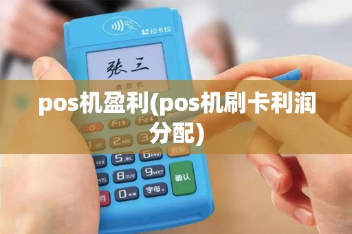 pos机盈利(pos机刷卡利润分配)