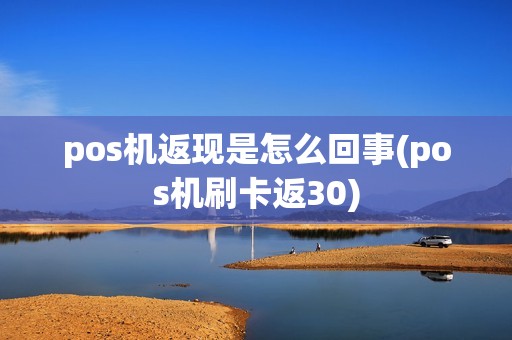 pos机返现是怎么回事(pos机刷卡返30)