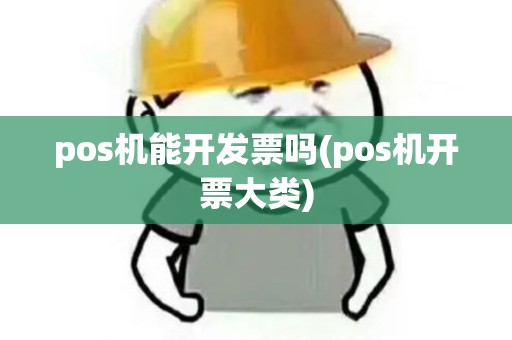pos机能开发票吗(pos机开票大类)
