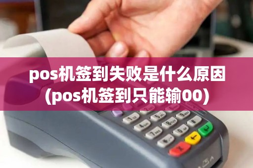 pos机签到失败是什么原因(pos机签到只能输00)