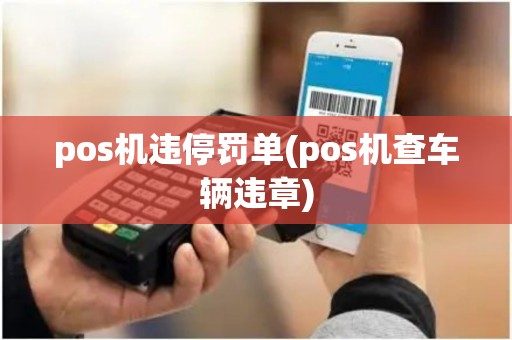 pos机违停罚单(pos机查车辆违章)