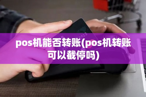 pos机能否转账(pos机转账可以截停吗)