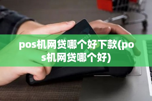 pos机网贷哪个好下款(pos机网贷哪个好)