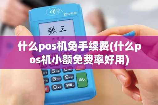 什么pos机免手续费(什么pos机小额免费率好用)