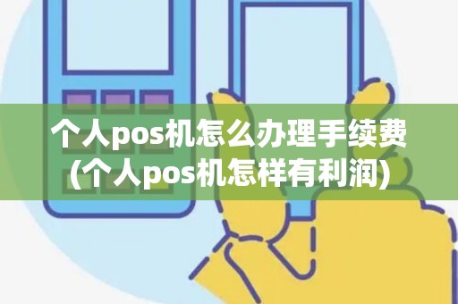 个人pos机怎么办理手续费(个人pos机怎样有利润)