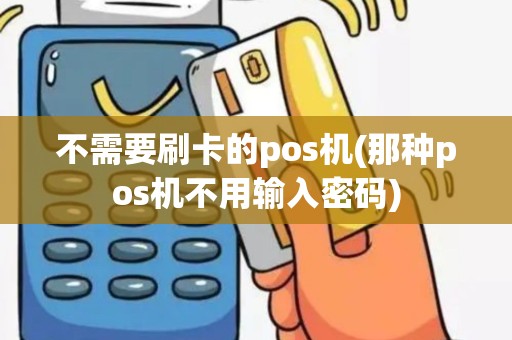 不需要刷卡的pos机(那种pos机不用输入密码)