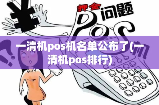 一清机pos机名单公布了(一清机pos排行)