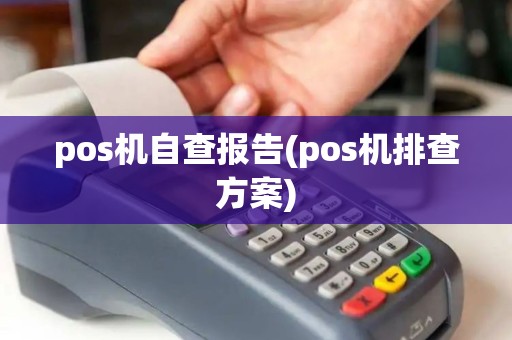 pos机自查报告(pos机排查方案)