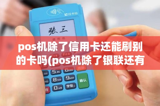pos机除了信用卡还能刷别的卡吗(pos机除了银联还有哪些)