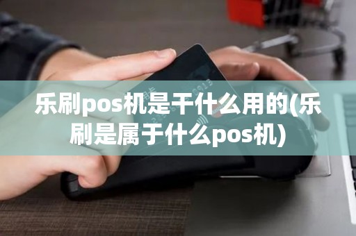 乐刷pos机是干什么用的(乐刷是属于什么pos机)