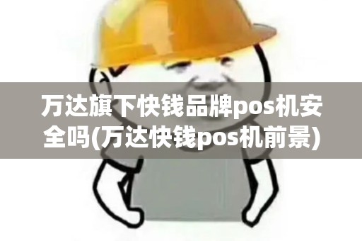 万达旗下快钱品牌pos机安全吗(万达快钱pos机前景)