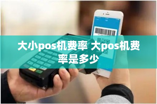 大小pos机费率 大pos机费率是多少