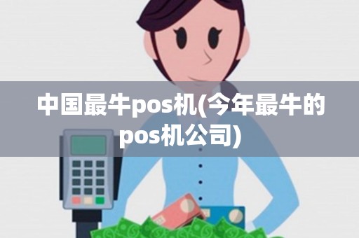 中国最牛pos机(今年最牛的pos机公司)