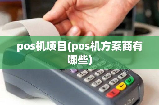 pos机项目(pos机方案商有哪些)