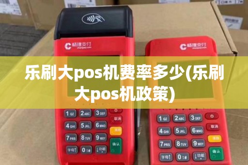 乐刷大pos机费率多少(乐刷大pos机政策)
