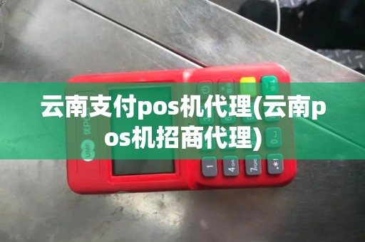 云南支付pos机代理(云南pos机招商代理)