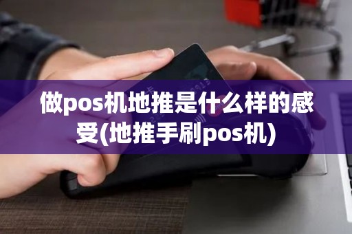 做pos机地推是什么样的感受(地推手刷pos机)
