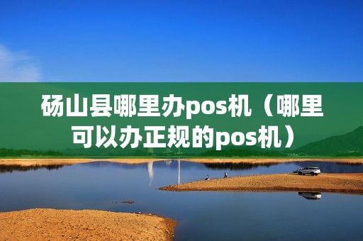 砀山县哪里办pos机（哪里可以办正规的pos机）