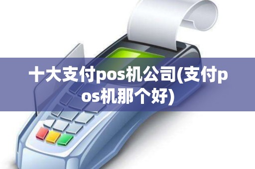 十大支付pos机公司(支付pos机那个好)