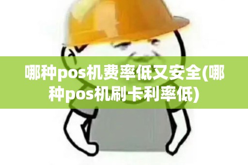 哪种pos机费率低又安全(哪种pos机刷卡利率低) 哪种pos机费率低又安全(哪种pos机刷卡利率低)