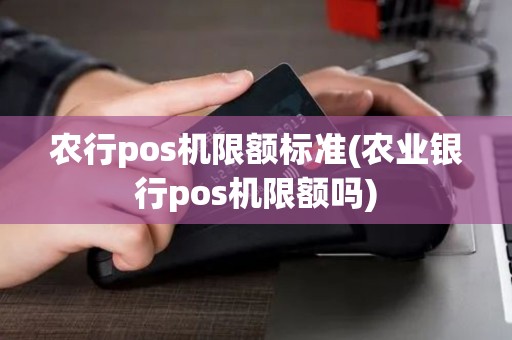 农行pos机限额标准(农业银行pos机限额吗)